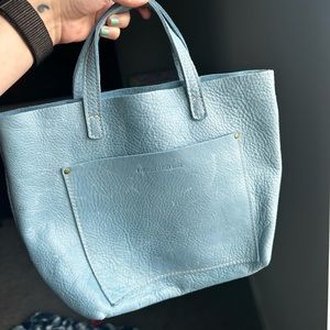 Portland leather good medium tote in Dream 🦄